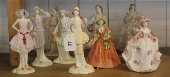 Collection of Worcester figurines
